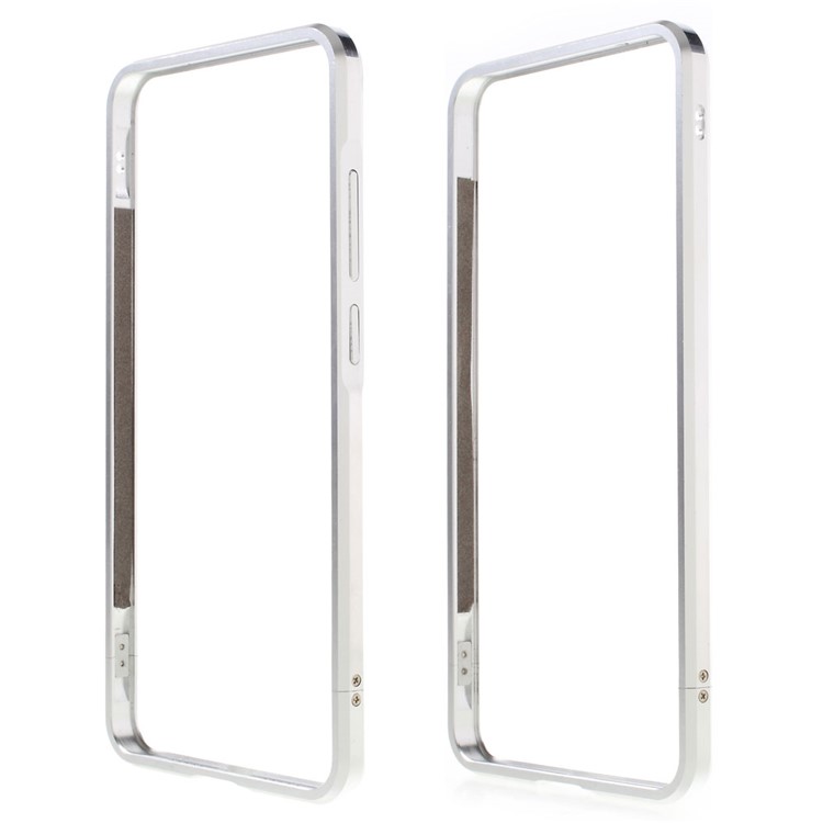 Aluminum Alloy Bumper Case for LeEco Le Max 2 with Strap + Screw Kit - Silver-1