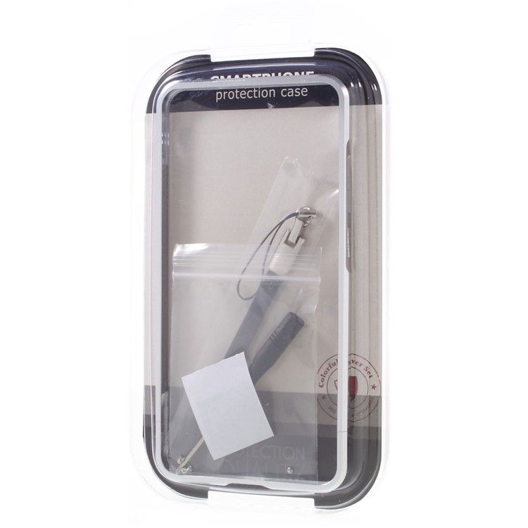 Aluminum Alloy Bumper Case for LeEco Le Max 2 with Strap + Screw Kit - Silver-10