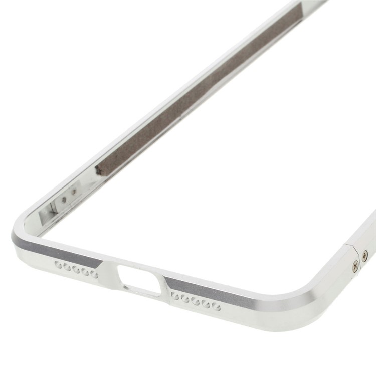 Aluminum Alloy Bumper Case for LeEco Le Max 2 with Strap + Screw Kit - Silver-6