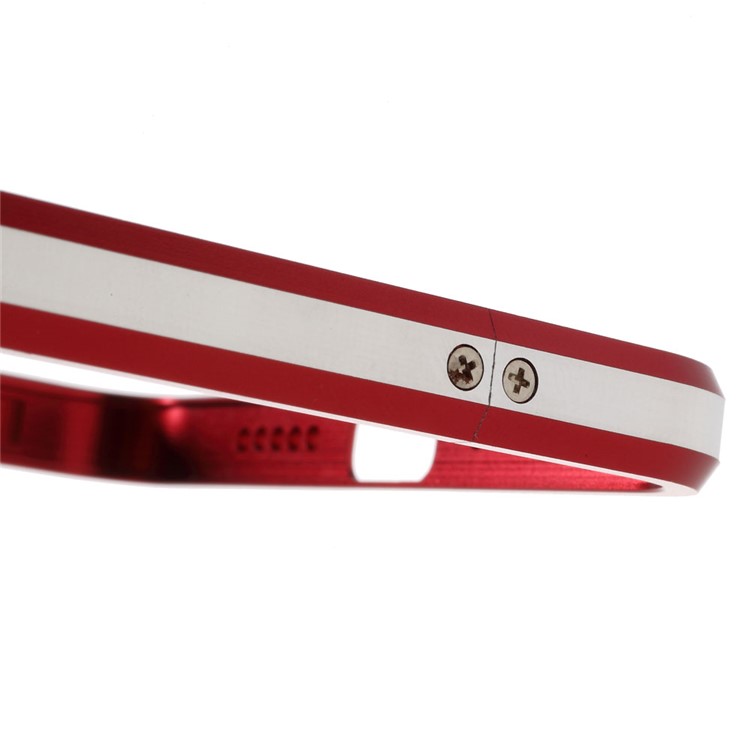 Aluminum Alloy Bumper Shell for LeEco Le Max 2 with Strap + Screw Kit - Red-8