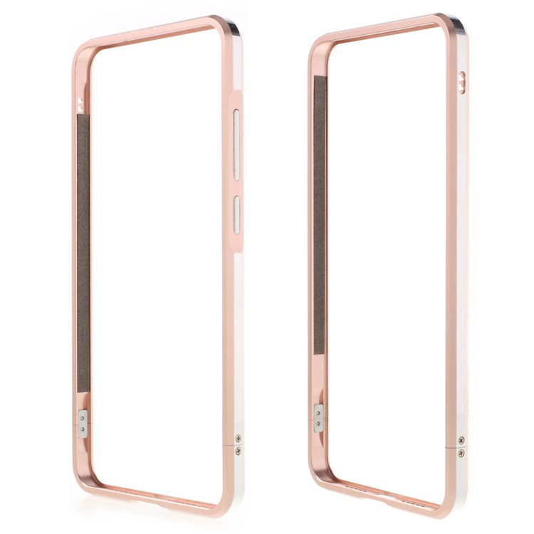 Aluminum Alloy Bumper Shell Cover for LeEco Le Max 2 with Strap + Screw Kit - Rose Gold-1