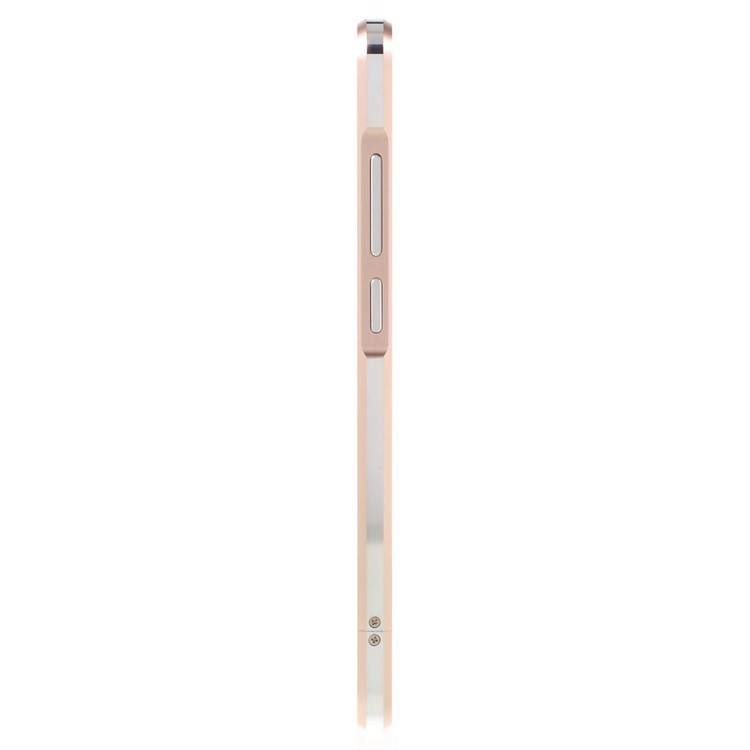 Aluminum Alloy Bumper Phone Case for LeEco Le Max 2 with Strap + Screw Kit - Champagne Gold-3