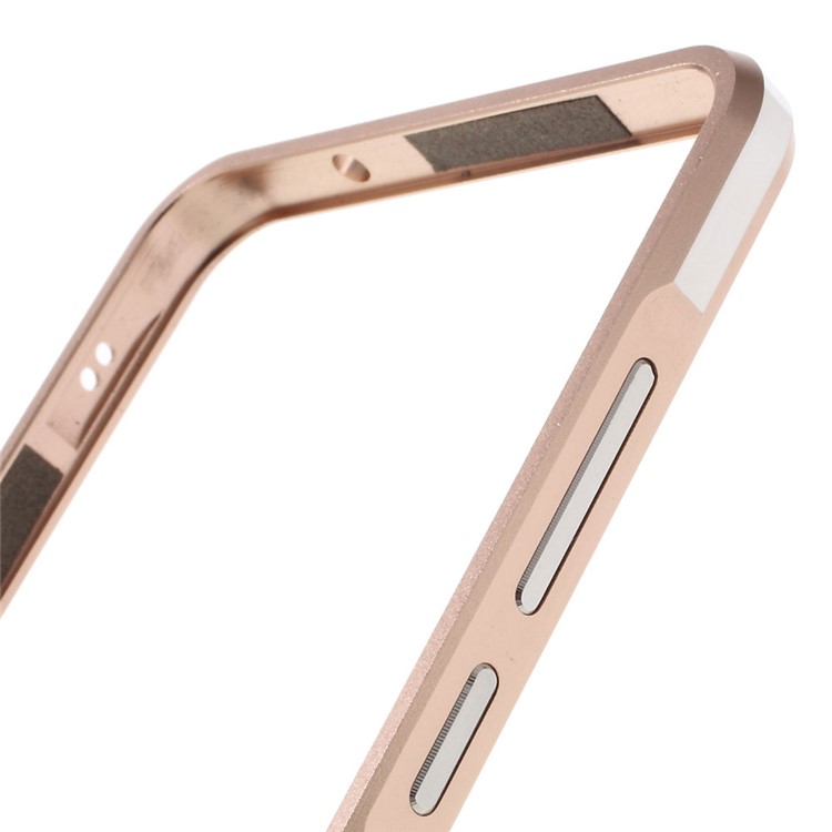 Aluminum Alloy Bumper Phone Case for LeEco Le Max 2 with Strap + Screw Kit - Champagne Gold-4