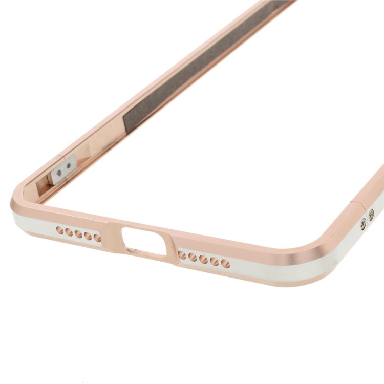 Aluminum Alloy Bumper Phone Case for LeEco Le Max 2 with Strap + Screw Kit - Champagne Gold-6