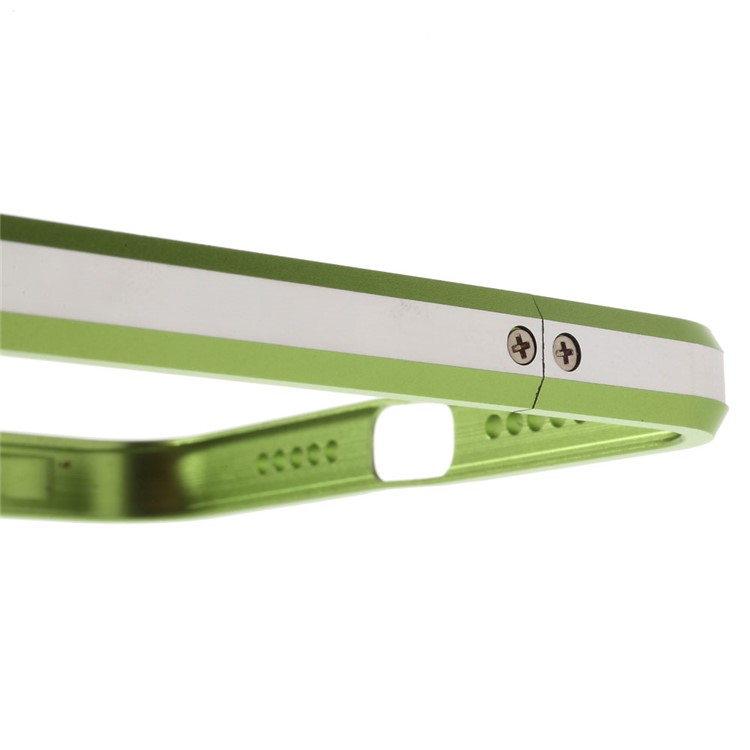 Aluminum Alloy Bumper Protective Case for LeEco Le Max 2 with Strap + Screw Kit - Green-8