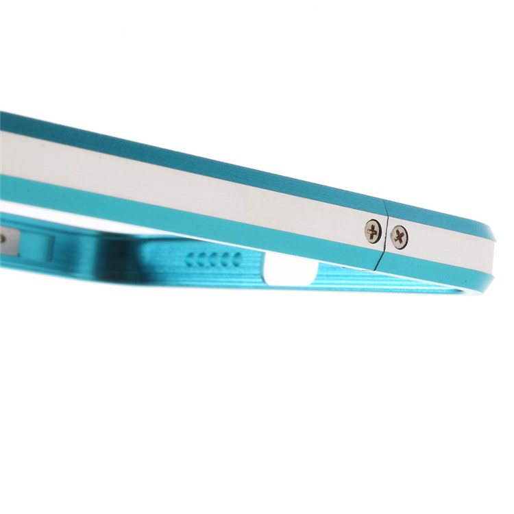 Aluminum Alloy Bumper Protector Cover for LeEco Le Max 2 with Strap + Screw Kit - Blue-8