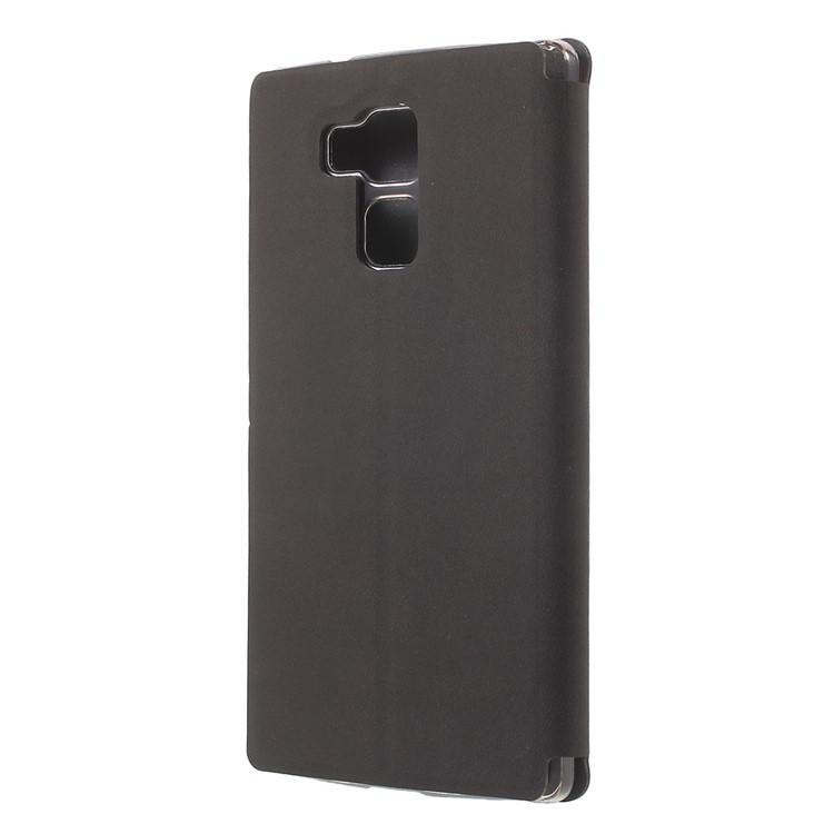 PU Leather Folio Phone Case for Vernee Apollo Lite - Black-2