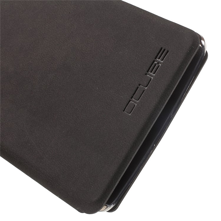 PU Leather Folio Phone Case for Vernee Apollo Lite - Black-7