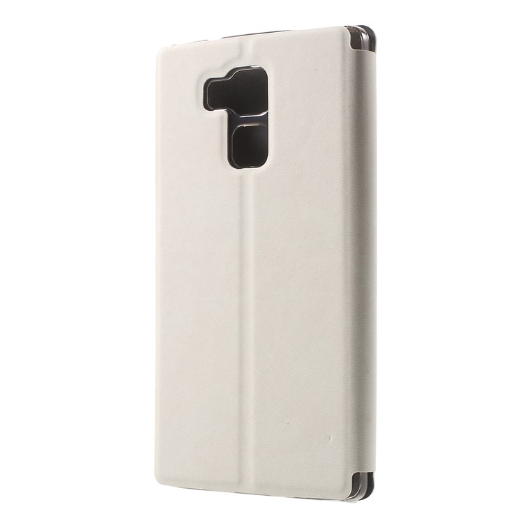 PU Leather Folio Protective Cover for Vernee Apollo Lite - White-2