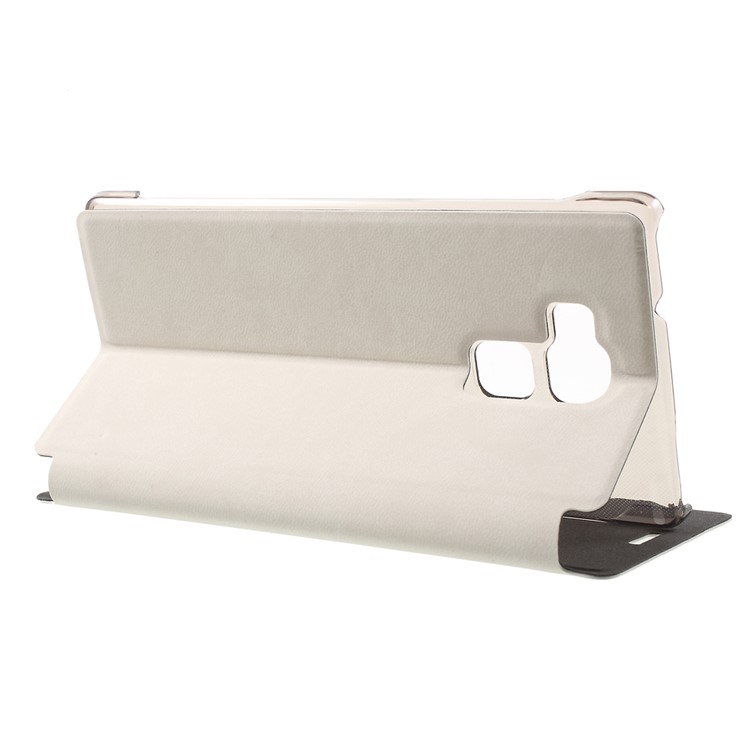 PU Leather Folio Protective Cover for Vernee Apollo Lite - White-3
