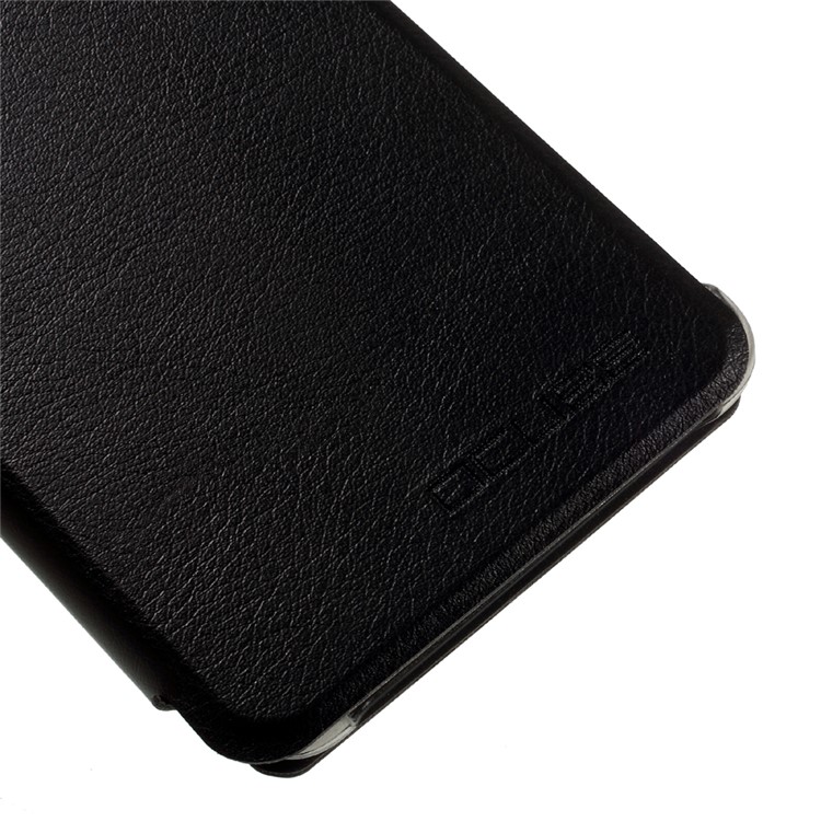 Litchi Skin Leather Stand Case for Leagoo M5 - Black-7
