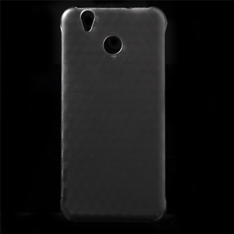 Matte 3D Hexagon Pattern PC Hard Cover for Oukitel U7 Plus - Grey-1