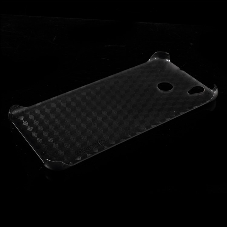 Matte 3D Hexagon Pattern PC Hard Cover for Oukitel U7 Plus - Grey-5