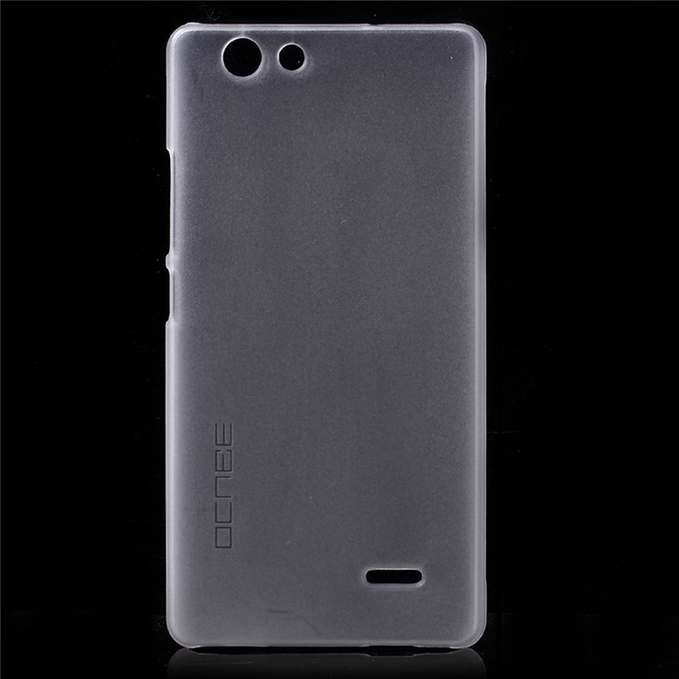 Light Hard Plastic Shell Cover for Oukitel C4 - Transparent-1