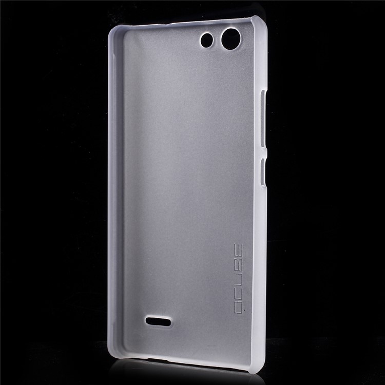 Light Hard Plastic Shell Cover for Oukitel C4 - Transparent-2
