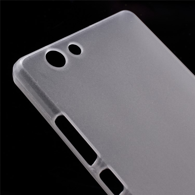 Light Hard Plastic Shell Cover for Oukitel C4 - Transparent-3