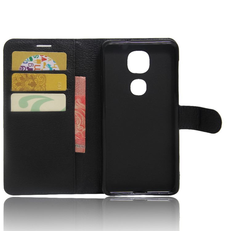 Litchi Skin Leather Wallet Case for LeEco Le 2 Pro - Black-4