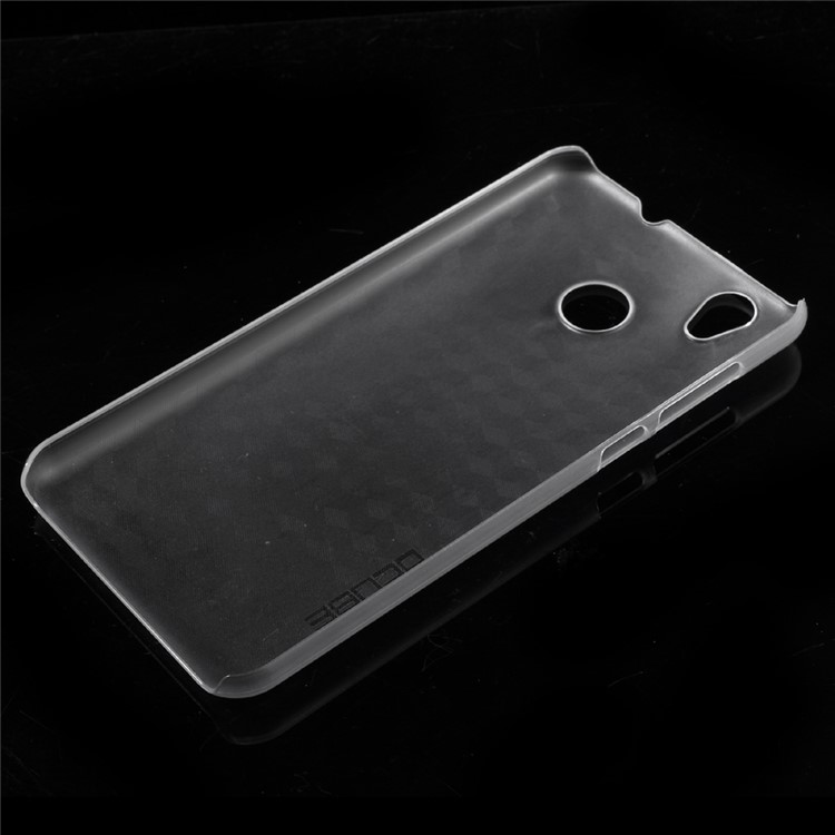Matte 3D Hexagon PC Hard Cover Case for Oukitel K7000 - Transparent-5