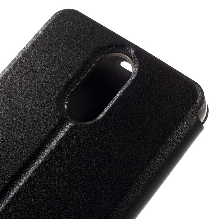 OCUBE Leather Flip Stand Phone Case for Leagoo M5 Plus - Black-8
