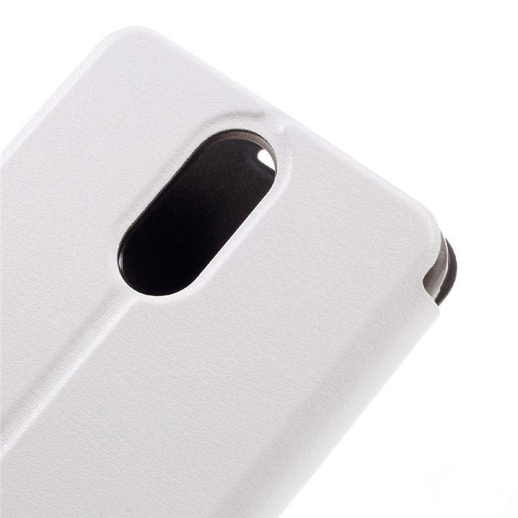 OCUBE Leather Stand Mobile Cover for Leagoo M5 Plus - White-8