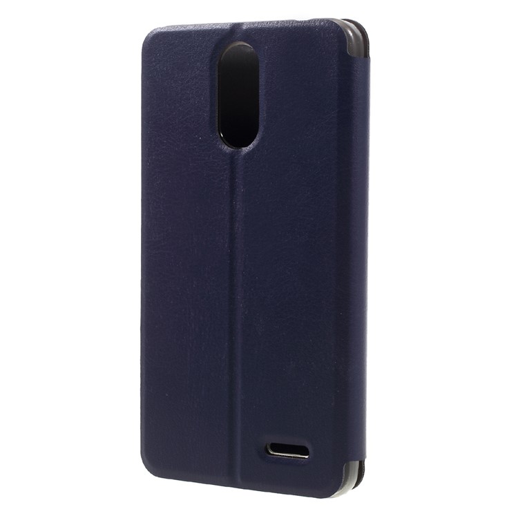 OCUBE Leather Flip Case Stand Cover for Leagoo M5 Plus - Dark Blue-2