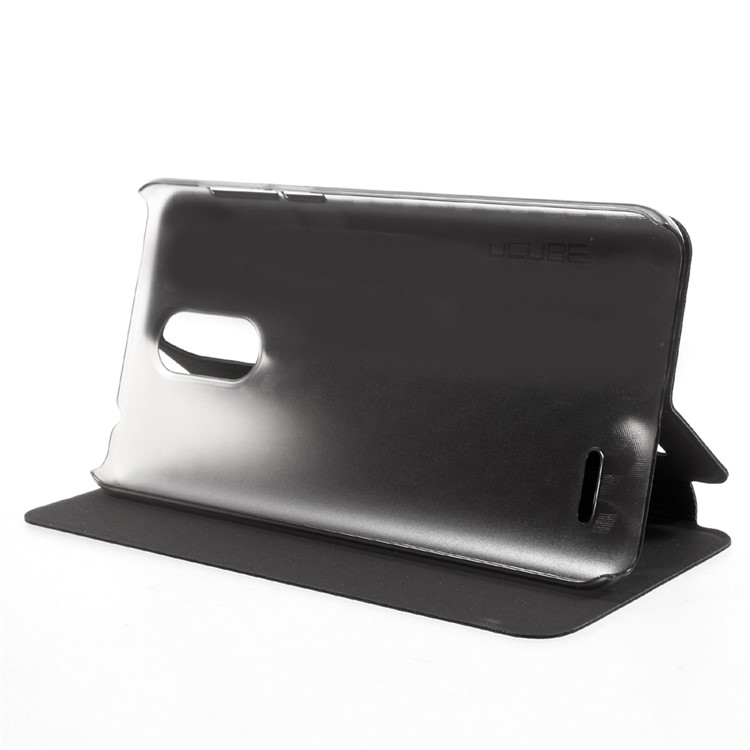 OCUBE Leather Flip Case Stand Cover for Leagoo M5 Plus - Dark Blue-4