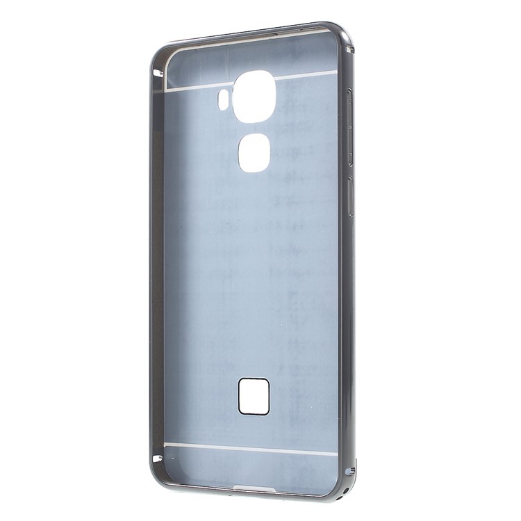 2-in-1 Slide-in Metal Frame Plastic Hard Case for LeEco Le Pro3 - Black-3