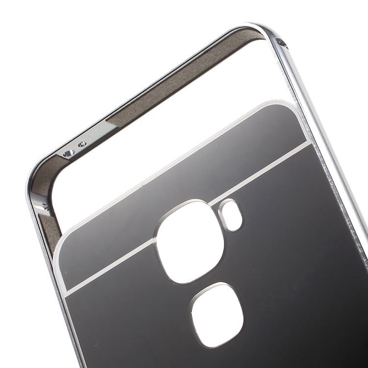 2-in-1 Slide-in Metal Frame Plastic Hard Case for LeEco Le Pro3 - Black-6