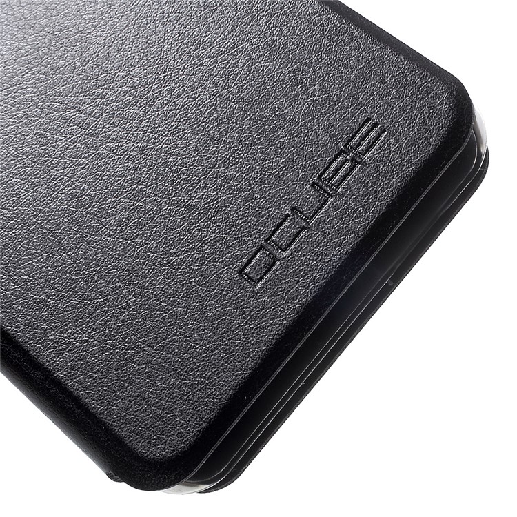 Flip Stand Leather Mobile Phone Case for Ulefone Metal - Black-7