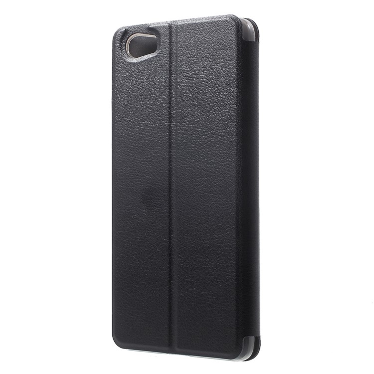 For Vernee Mars Flip Leather Phone Case with Stand - Black-2