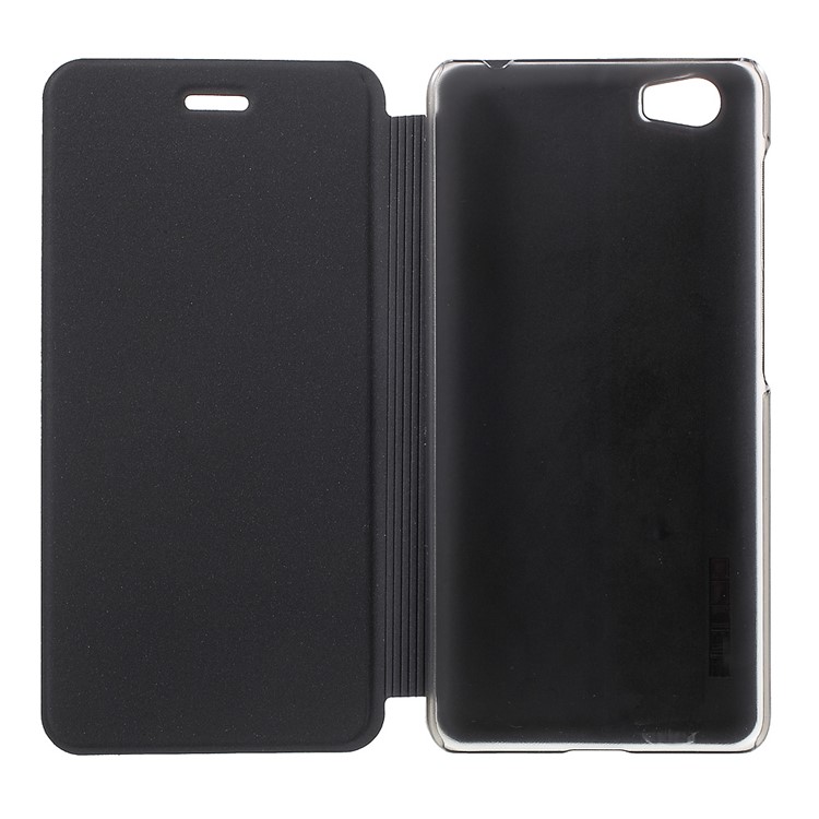 For Vernee Mars Flip Leather Phone Case with Stand - Black-4