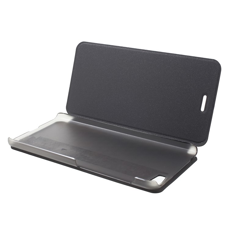 For Vernee Mars Flip Leather Phone Case with Stand - Black-5