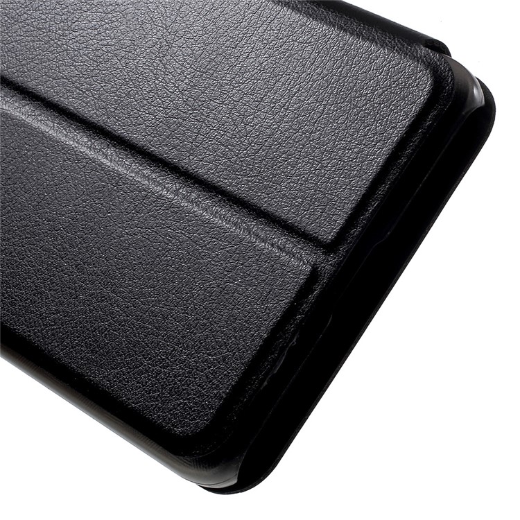 For Vernee Mars Flip Leather Phone Case with Stand - Black-8