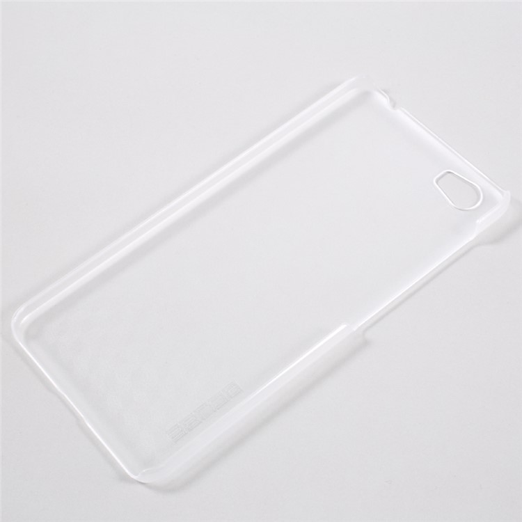 For Vernee Mars 3D Hexagon Matte PC Hard Case Cover - Transparent-2
