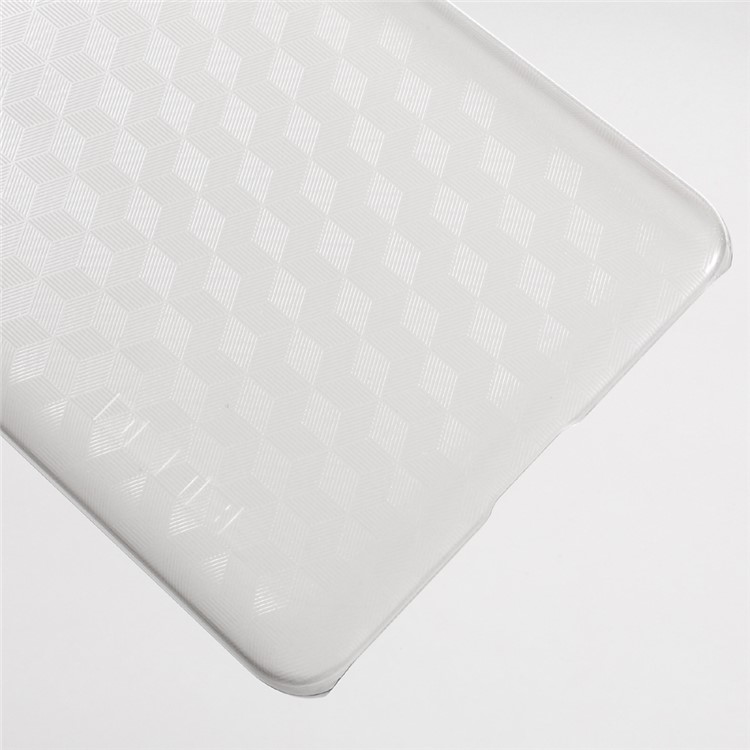 3D Hexagon Matte PC Mobile Phone Cover Case for Vernee Mars - Grey-2
