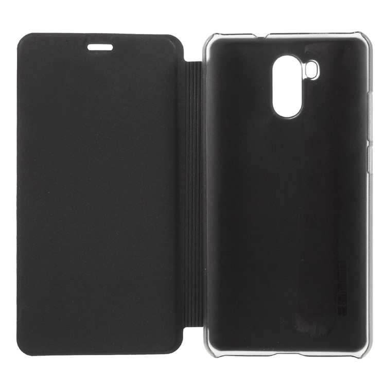 Flip Stand Leather Cell Phone Case for Oukitel U15 Pro - Black-6
