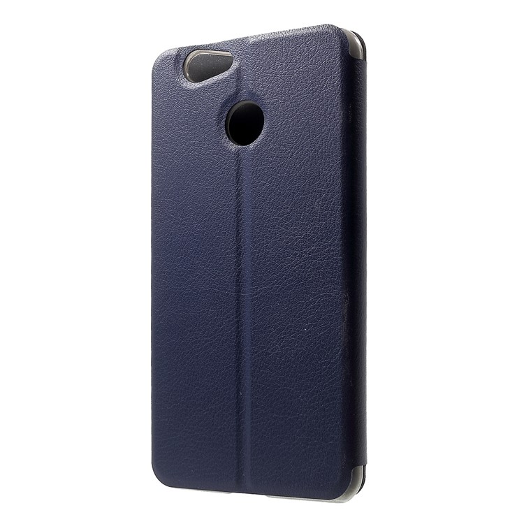 Stand Leather Cell Phone Shell for Blackview E7 / E7s - Blue-2