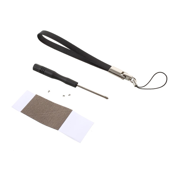 Screw Lock Aluminium Alloy Plated Bumper with Lanyard for YotaPhone 2 - Black-9