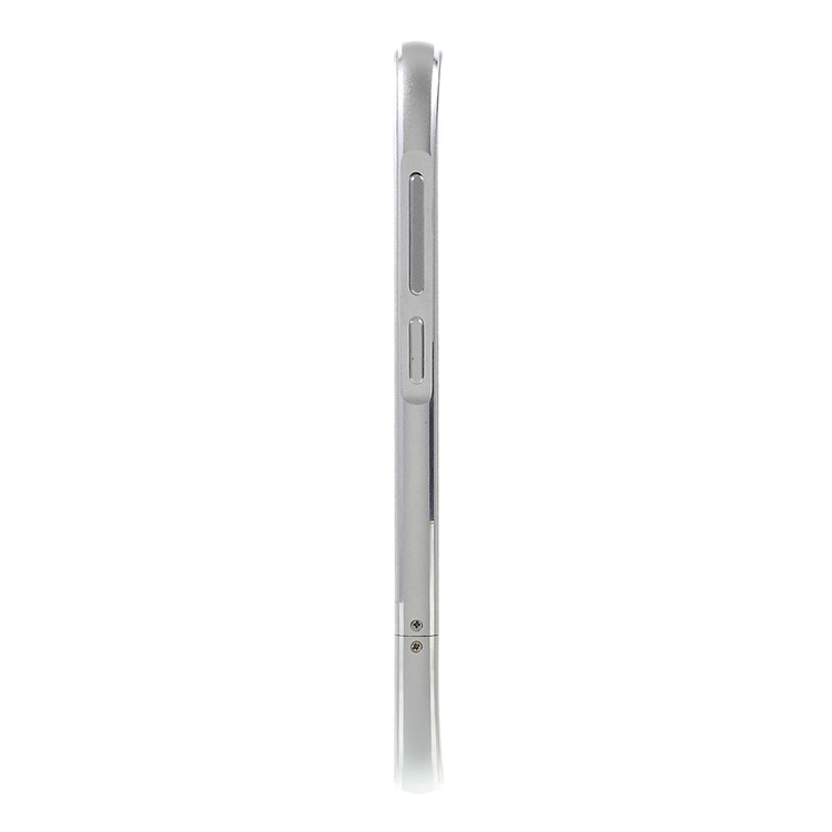 Screw Lock Aluminium Alloy Plated Bumper Phone Case for YotaPhone 2 with Lanyard - Silver-2