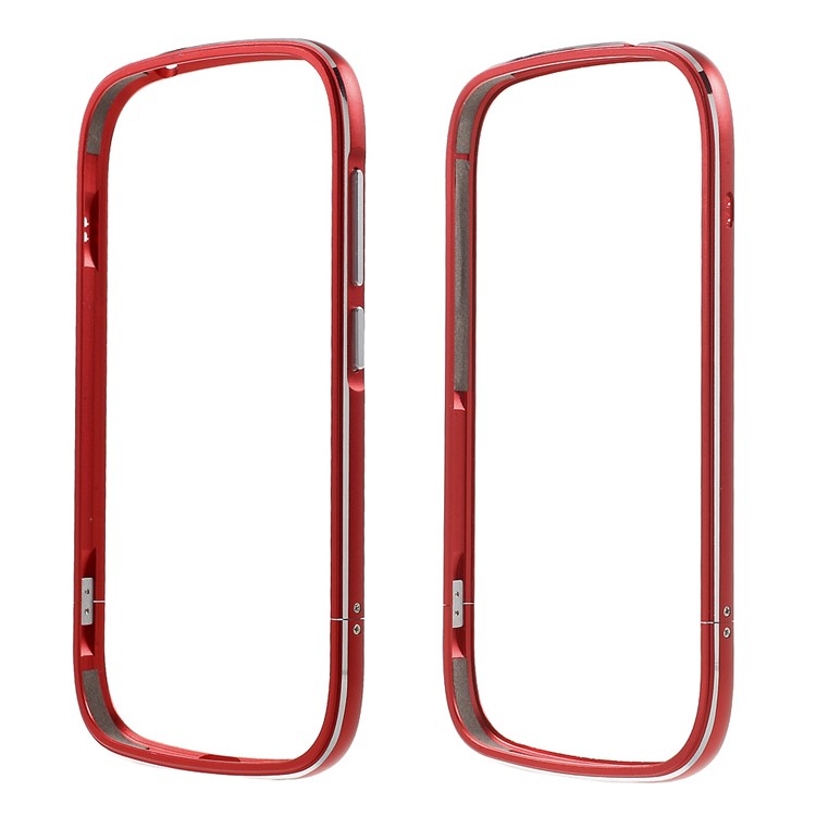 Electroplated Aluminium Alloy Bumper for YotaPhone 2 with Arc Corners - Red-1