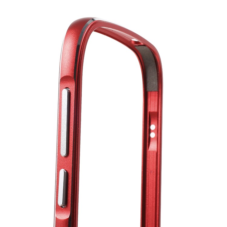 Electroplated Aluminium Alloy Bumper for YotaPhone 2 with Arc Corners - Red-4