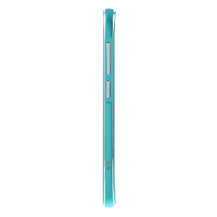 Arc Corners Backless Bumper for YotaPhone 2 with Electroplated Surface - Blue-2