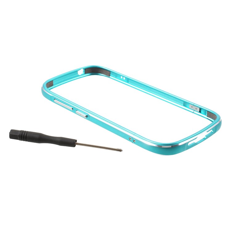 Arc Corners Backless Bumper for YotaPhone 2 with Electroplated Surface - Blue-3