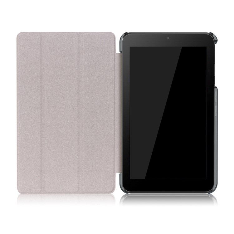 Tri-fold Flip Stand Leather Case for Barnes & Noble Nook Tablet 7-inch - Black-9