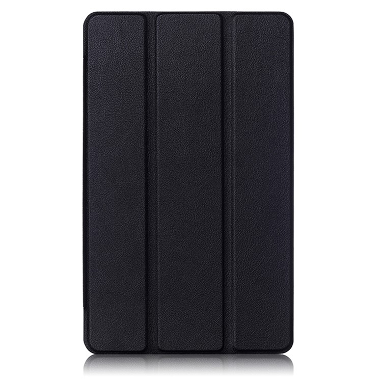 Tri-fold Flip Tablet Case (PU Leather + Plastic) for Dragon Touch S8 8-inch - Black-2