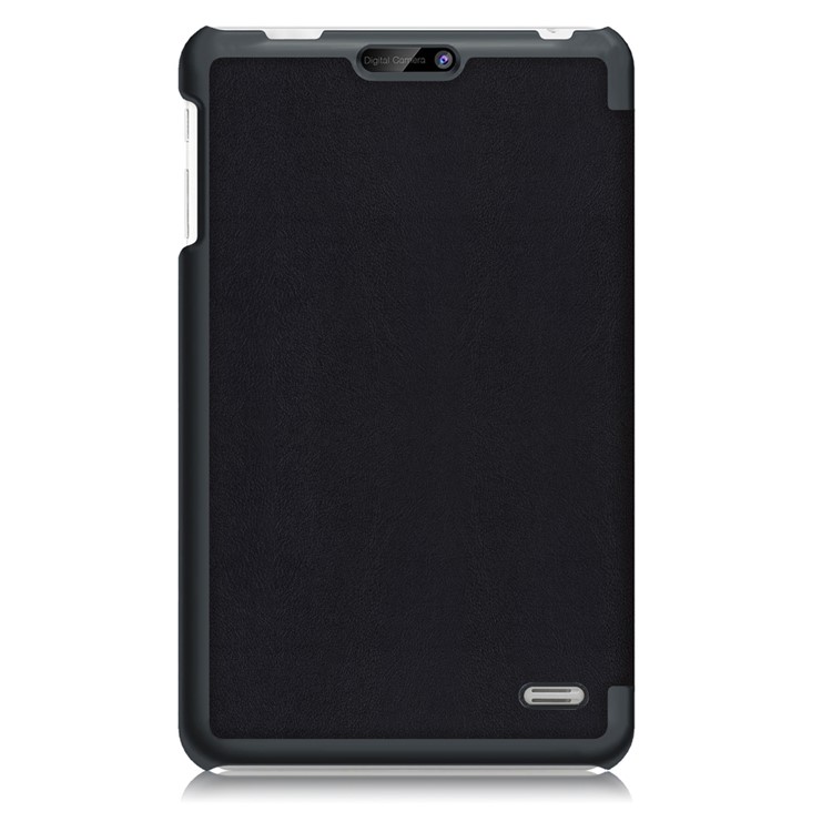 Tri-fold Flip Tablet Case (PU Leather + Plastic) for Dragon Touch S8 8-inch - Black-3