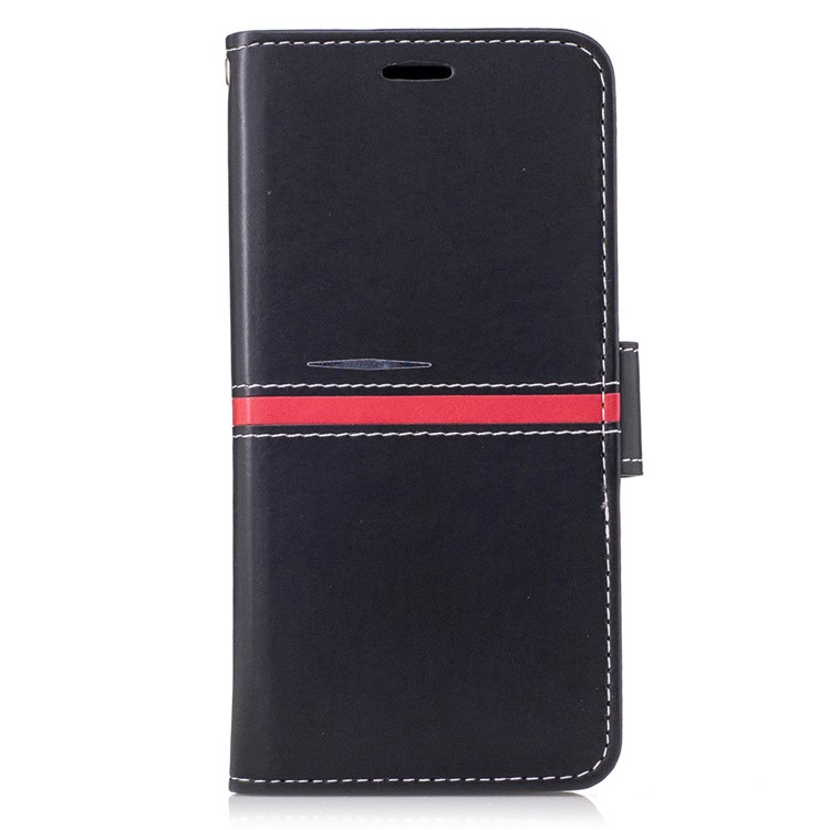 Wallet Leather Stand Case for Elephone P9000 - Black-1