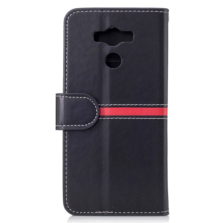 Wallet Leather Stand Case for Elephone P9000 - Black-2