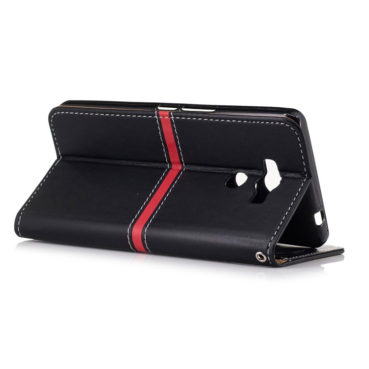 Wallet Leather Stand Case for Elephone P9000 - Black-3