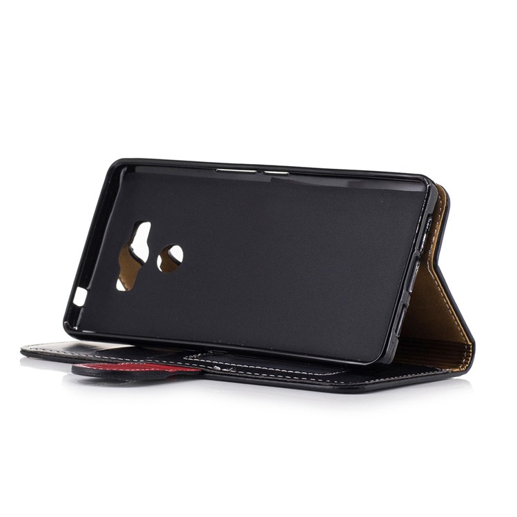 Wallet Leather Stand Case for Elephone P9000 - Black-4